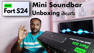 Mivi S24 Soundbar Unboxing in Telugu tech