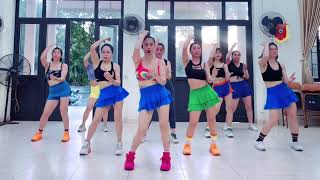 Aerobic Động Tác Lắc Hông Giảm Mỡ 2 Bên eo.