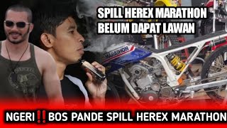 VIRAL‼️ PERTAMA KALI BOS PANDE SPILL HEREX MARATHON WIJAYA RACING 🔥