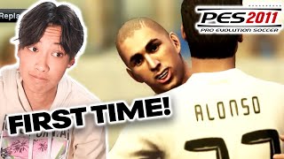 Playing PES 2011 for the first time