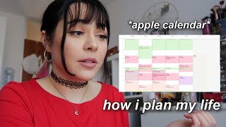 how i plan my whole life *using apple calendar*