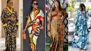 Beautiful chiffon gown styles for African ladies 2023