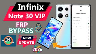 INFINIX NOTE 30 VIP (X6710) FRP BYPASS Android 14✅ INFINIX NOTE 30 VIP GOOGLE LOCK BYPASS WITHOUT PC