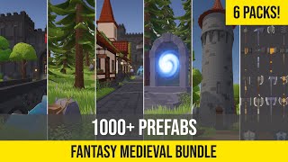 Low Poly Fantasy Medieval Bundle (3D Unity Asset)