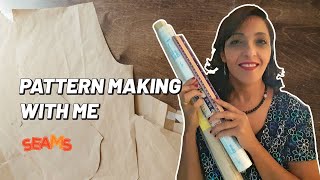 How to trace your clothes and turn them into PATTERNS!