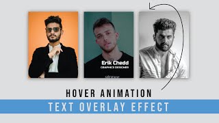 CSS Hover With Text Overlay Animation