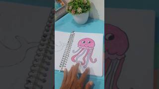 gambar ubur ubur #shortsvideo #shortvideo #drawing #drawingtutorial