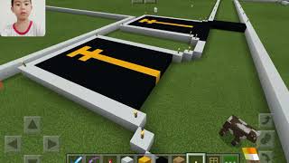 Building an Airport Taxi Way in Minecraft by Spiky Hair JJ