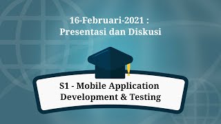 Presentasi dan Diskusi - S1MADT (16 Februari 2021)