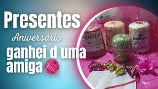 🎁mostrando meu presente  @isecroche muito obrigada amiga   vou fazer peças lindas com essas cores