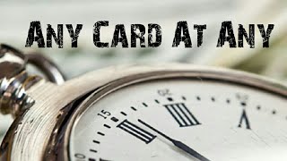 INTERACTIVE, Any card at any time. self working card trick