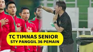 TC TIMNAS SENIOR SHIN TAE-YONG PANGGIL 36 PEMAIN