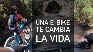 UNA E-BIKE TE HARÁ FELIZ, ejemplo gráfico - #ClaroQueSePuede