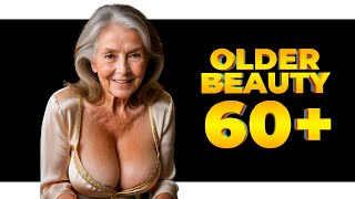 Choose Me 💛 Natural Older Woman Over 60 Attractively Dressed Classy and Beauty | Man's Dream