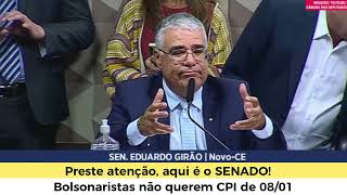 CPI do dia 08/01 começa a ser instaurada #brasil #política #politicos