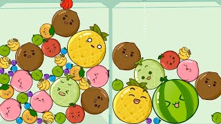 Watermelon Merge GamePlay satisfying puzzle android/iOS game