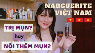 Review 2 sản phẩm Narguerite Việt Nam cho da mụn: Acne Care Lotion + Acne Care Cream - TỐT HAY TỆ???