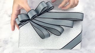 Gift Wrapping | 禮物盒包裝+燕尾蝴蝶結做法