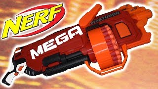 Nerf Mega Mastodon Обзор НЕРФ бластера Unboxing, Review & Firing Test by SanSanychTV