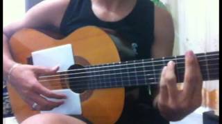 Rumba strumming 1 - ( Guitar Tutorial )