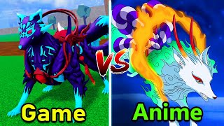 All Blox Fruits Devil Fruits VS Anime!