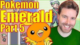 Pokemon Emerald - Walkthrough Part 5 - GBA Gameplay / Blind Playthrough - Mr. Stone & Dewford!