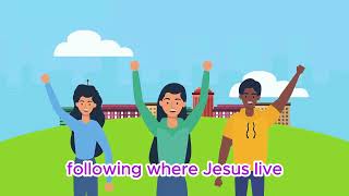 Animated Bible Songs for Kids | Daily Sing-along with Bible Verse | Matthew 4:18-19