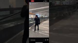 Grove hero slaps lil migo after catching him lacking at airport 😬