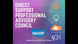 John Raffaele talks about the Direct Support Professional Advisory Council