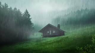 Healing rain to make you fall asleep in 5 minutes/The forest you've been looking for