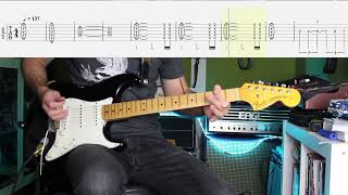 Deep Purple - The Mule main theme guitar lesson