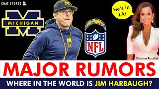 CONFLICTING Jim Harbaugh Rumors: Harbaugh Back In Ann Arbor Or STILL In LA With Chargers? Details