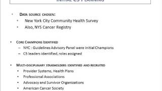 Spotlight on C5: New York City’s Colorectal Cancer Control Coalition Webinar