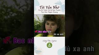 Tôi Vẫn Nhớ | Tuấn Vũ & Sơn Tuyền #shorts