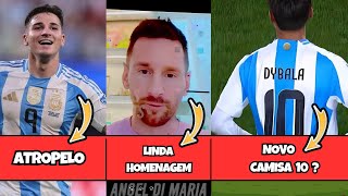 ISSO É FUTEBOL: MESSI FAZ LINDA HOMENAGEM A DI MARIA / MESSI APOSENTOU ? / ARGENTINA TEM NOVO 10?