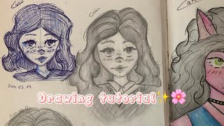 Drawing tutorial ❤️ |#arttutorial #drawingtutorial #asmr #youngartist