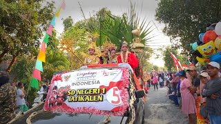 KARNAVAL SD NEGERI 1 JATIKALEN NGANJUK 17 AGUSTUS 2024