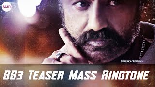 #BB3 First Roar Bgm | Teaser Mass Ringtone | Thaman S | Nandamuri Balakrishna | South New Bgm