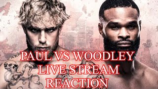 LIVE: Jake Paul vs Tyron Woodley | ShowTime PPV | (Reaction)