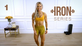 IRON Series 30 Min Leg Workout - Dumbbell Leg Day | 1