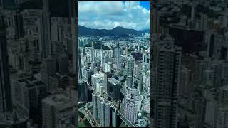 Hong Kong Dari Ketinggian 73 Lantai #shorts #hongkong Views from the 73rd floor