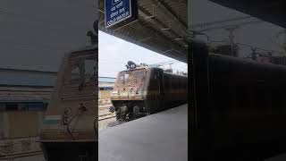 (BSL) WAP4 DEPARTURE HORN #shorts #ytshorts #indianrailways