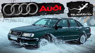 AUDI 100 QUATTRO ПО НИЗУ РЫНКА - НА ЧТО ОНА СПОСОБНА?!