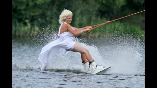 Кабельный Вейкбординг по НАШЕМУ | Pskov Wake Park | первые Шаги