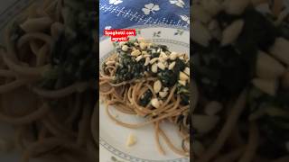 #spaghetti con #agretti una bontà