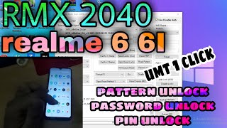 realme 6i password unlock UMT| rmx2040 pattern unlock