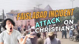 In #Jaranwala tehsil of #Faisalabad,  angry Mob have set fire to a #churches and #Christian Colony.