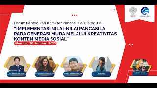 Forum Pendidikan Karakter Pancasila & Dialog TV - KOMINFO | Sewa Sound System Jogja- EVIO Multimedia