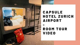 CAPSULE HOTEL ZURICH AIRPORT Alpine Garten | Room Tour Video | JoyDellaVita.com