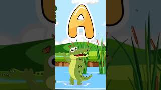 Learn Alphabet with animals from A to D 🔠#kidsvideo #nurseryrhymes #abcsong #babysongs